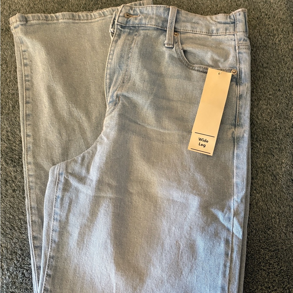 No Boundaries Light Blue Wide Leg Jeans